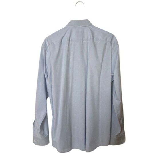 Hugo Boss Mens Regular Fit Easy Iron Dress Shirt Light Blue Size 43 - Picture 3 of 8